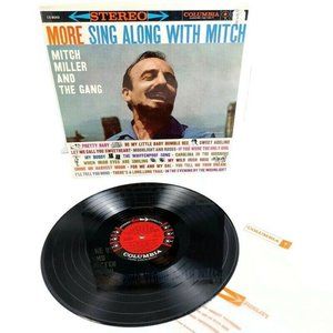 More Sing Along W/ Mitch &The Gang Vinyl Record W/Lyrics 50s *MINOR WEAR
